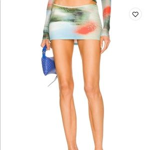 Miaou Elektra Mini Skirt